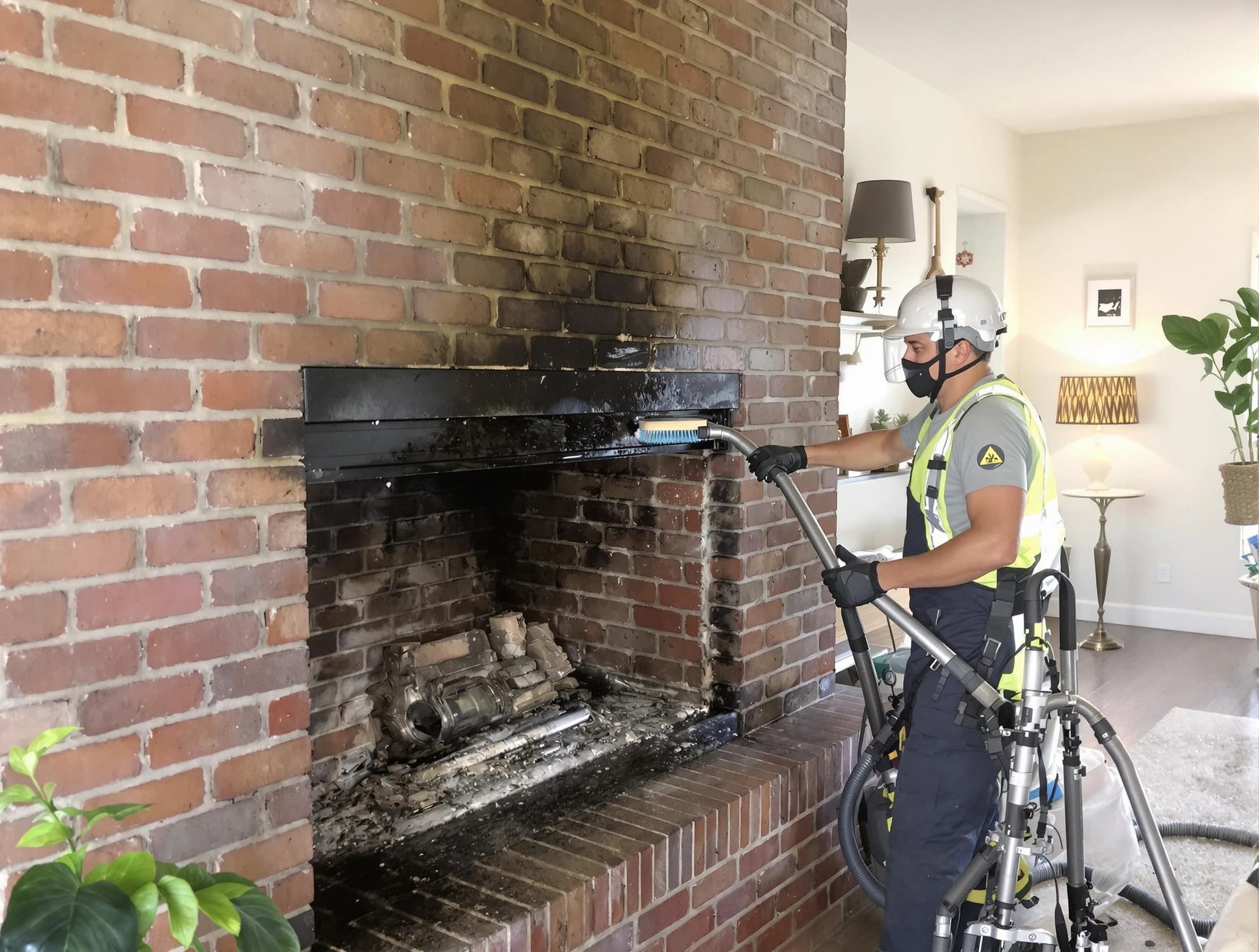 New City Chimney Sweep providing fireplace cleaning services in New City, NY