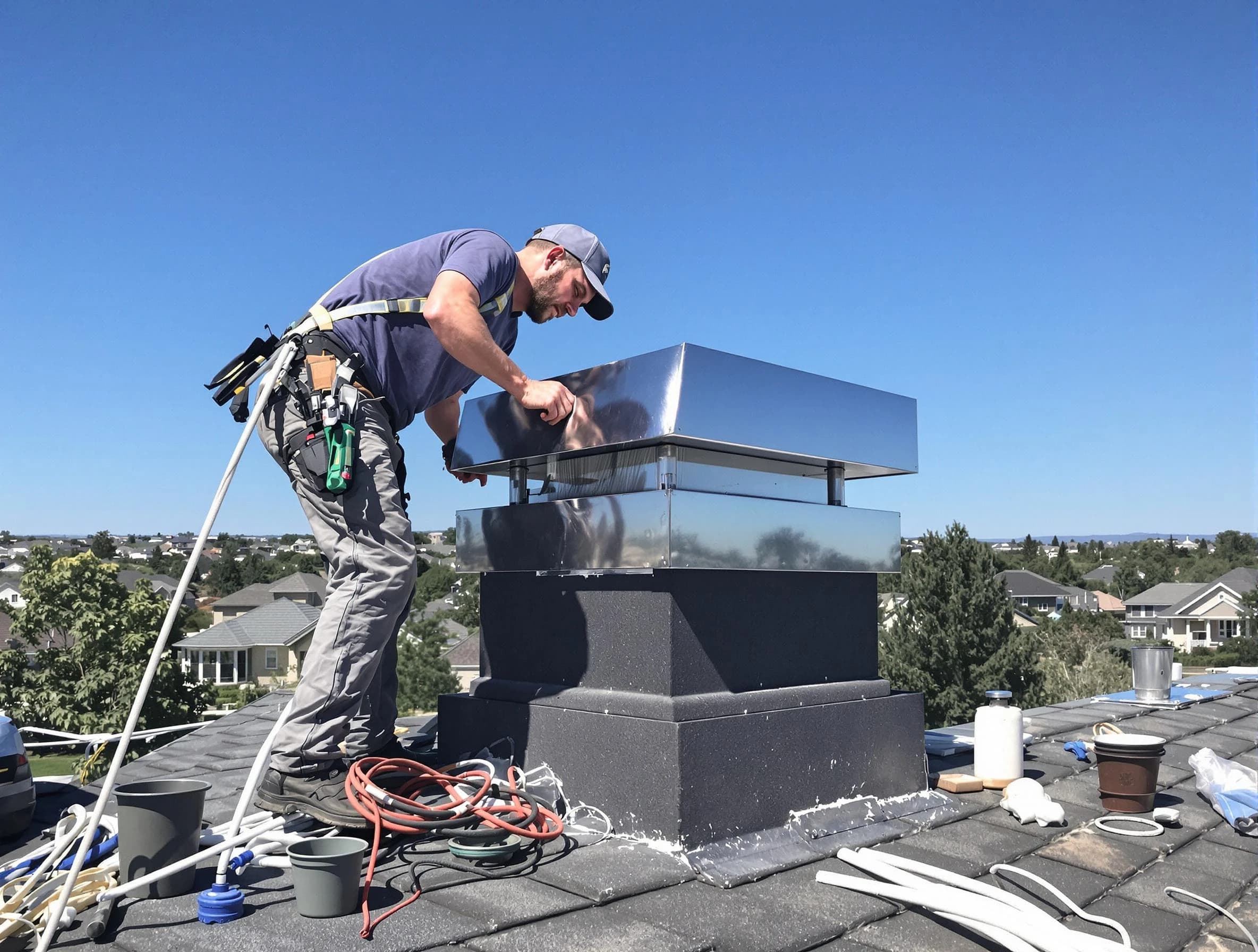 Chimney Cap Services service in New City, NY