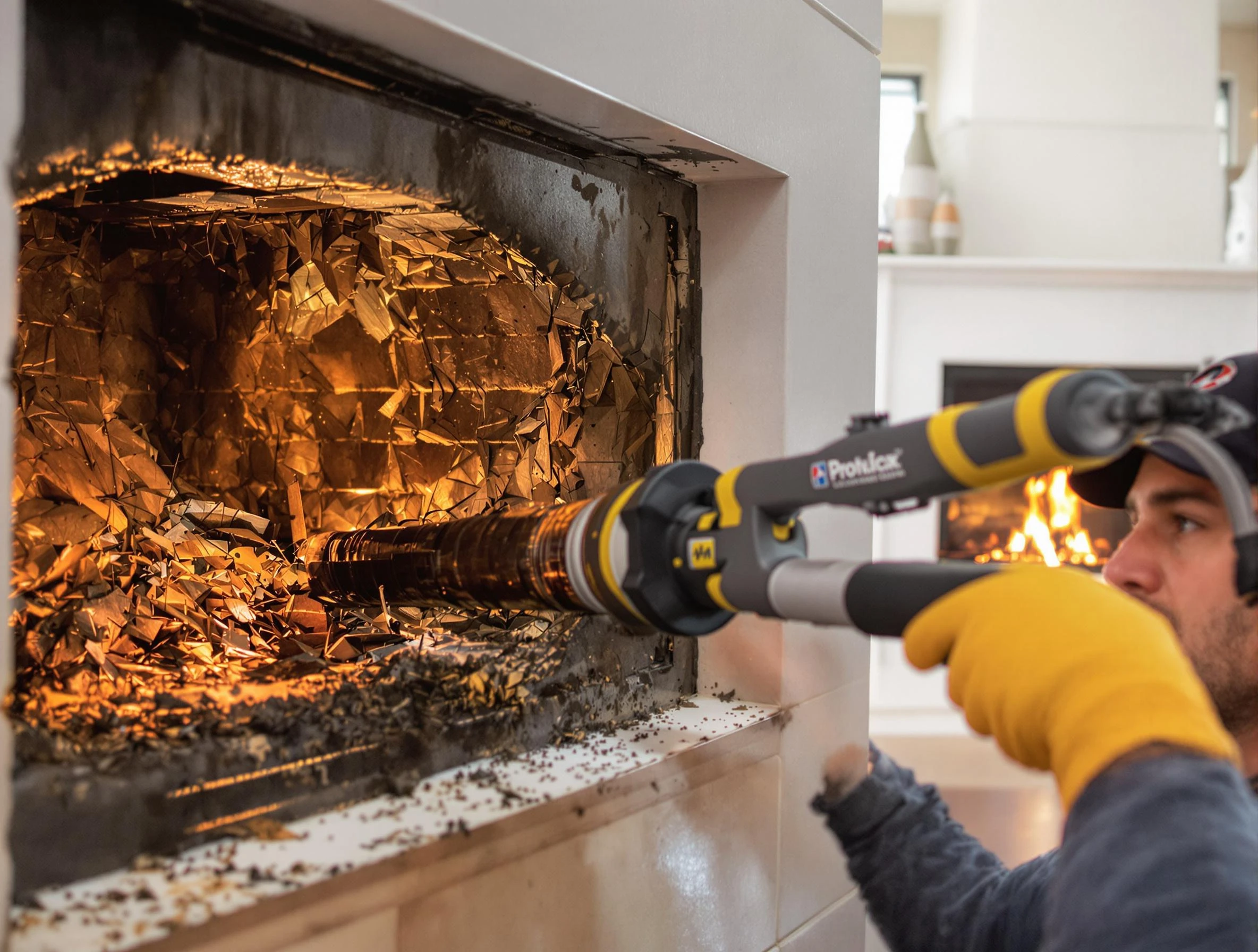 Professional chimney cleaning by New City Chimney Sweep in New City, NY