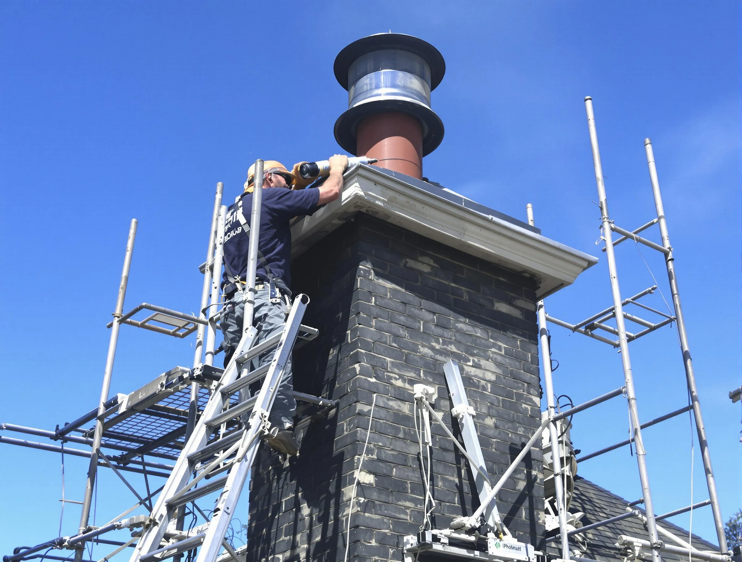 Sturdy chimney crown finished by New City Chimney Sweep in New City, NY