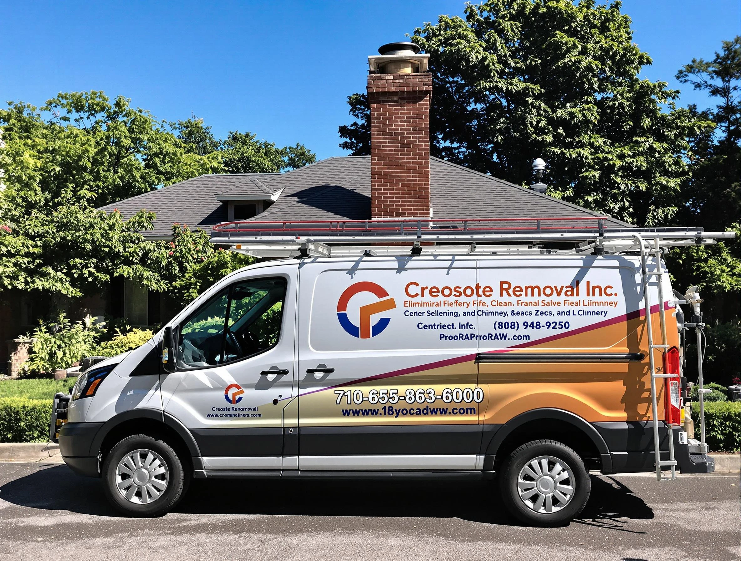 New City Chimney Sweep technician removing creosote safely in New City, NY